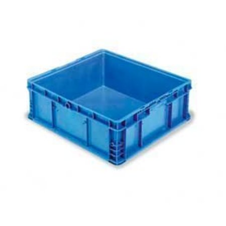 LEWISBINS ORBIS Stakpak NSO2422-9 Modular Straight Wall Container, 24"L x 22-1/2"W x 8-11/16"H, Blue NSO2422-9-BL